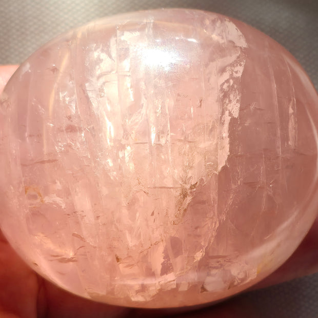 Rose Quartz Palmstone (Large) - Option A