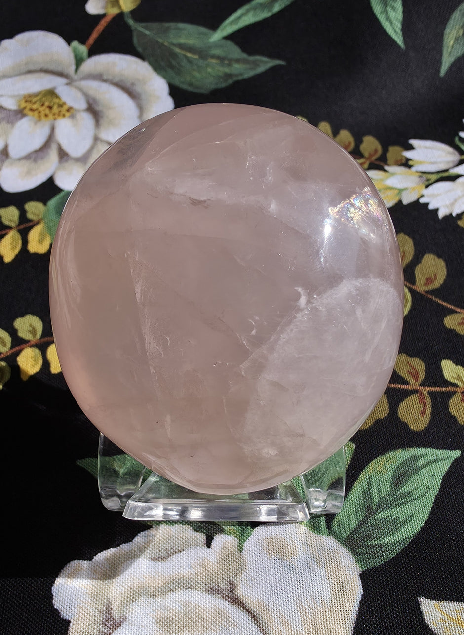 Rose Quartz Palmstone (Large) - Option B
