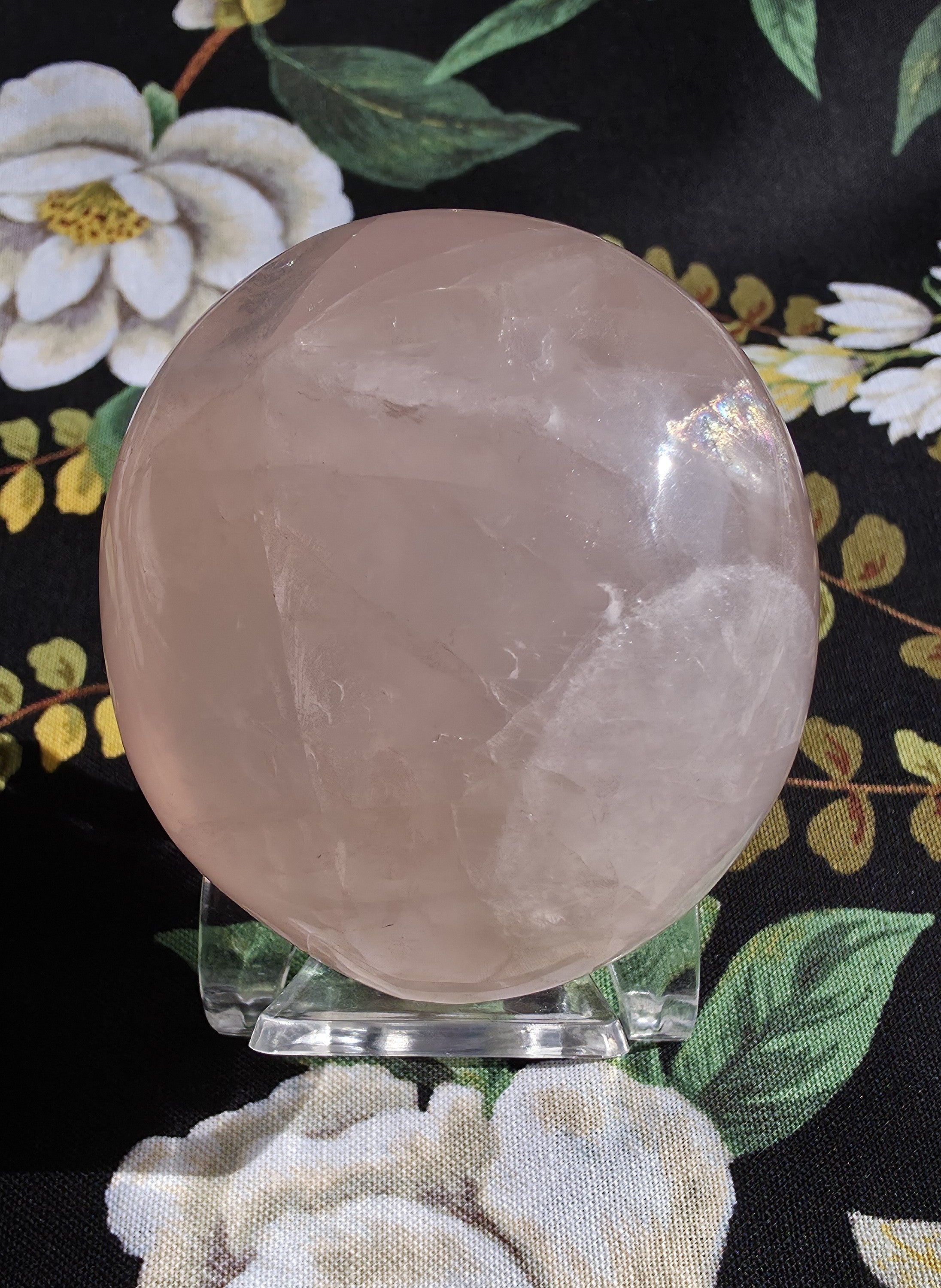 Rose Quartz Palmstone (Large) - Option B