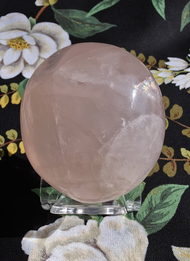 Rose Quartz Palmstone (Large) - Option B