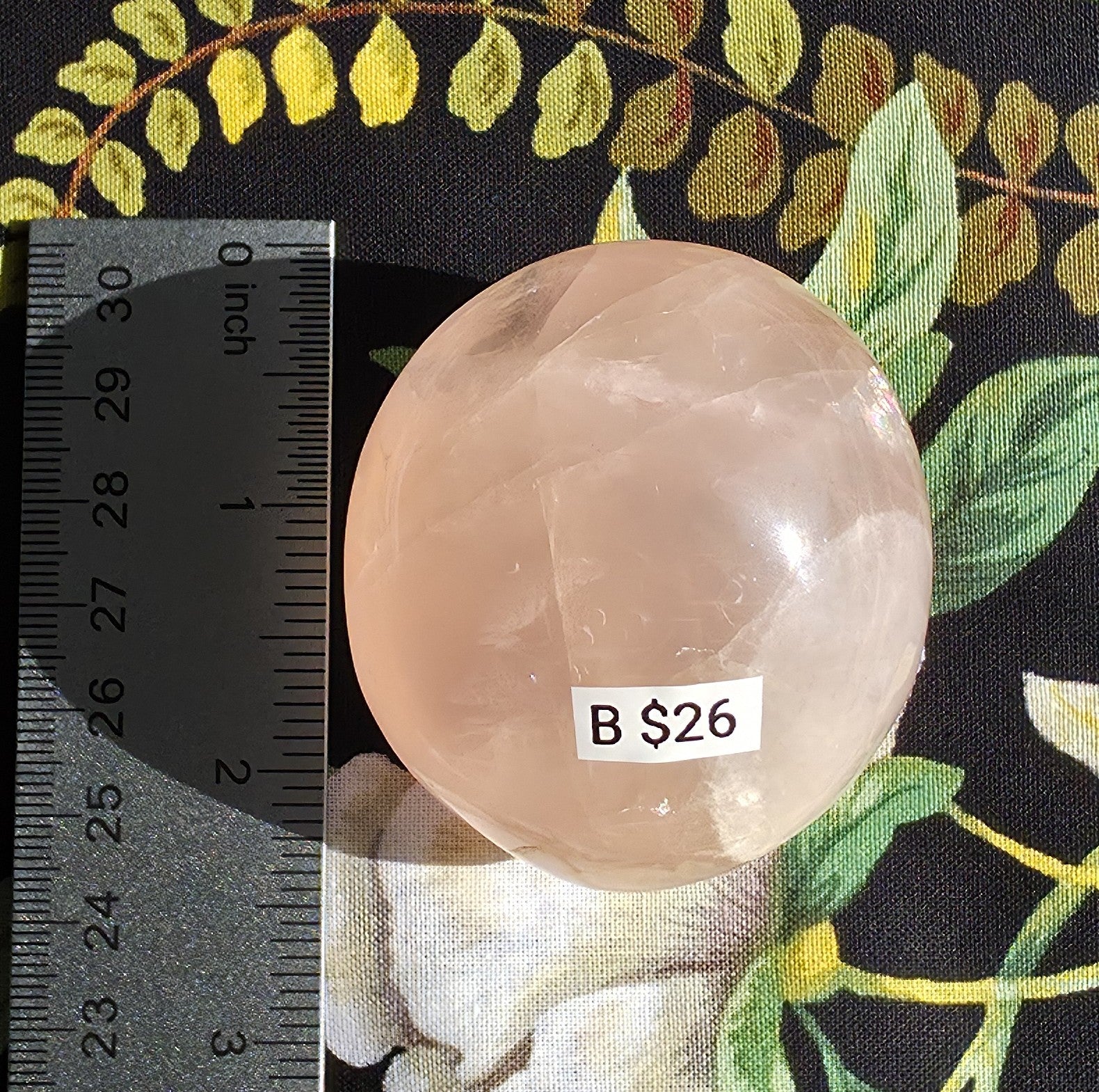 Rose Quartz Palmstone (Large) - Option B