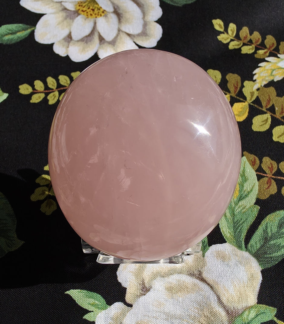 Rose Quartz Palmstone (Large) - Option C