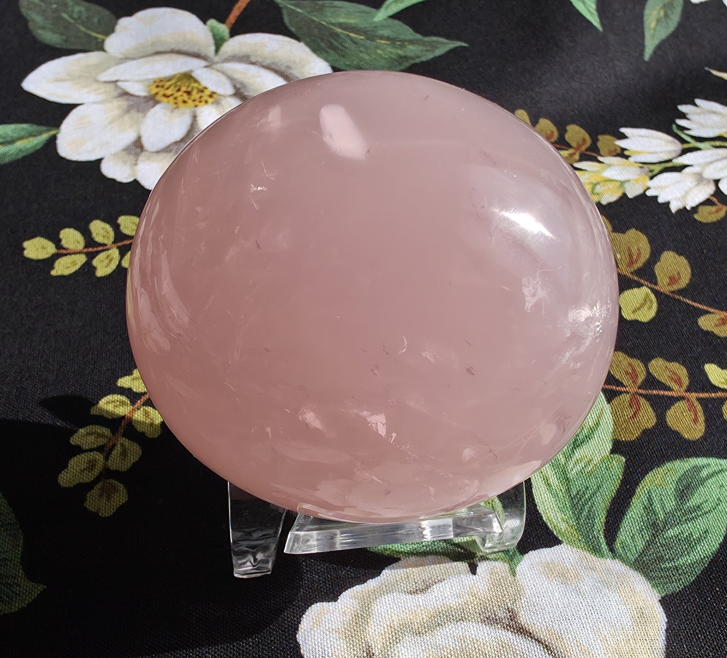 Rose Quartz Palmstone (Large) - Option C