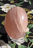 Rose Quartz Palmstone (Large) - Option D