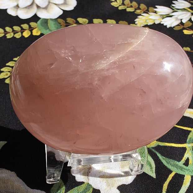 Rose Quartz Palmstone (Large) - Option D