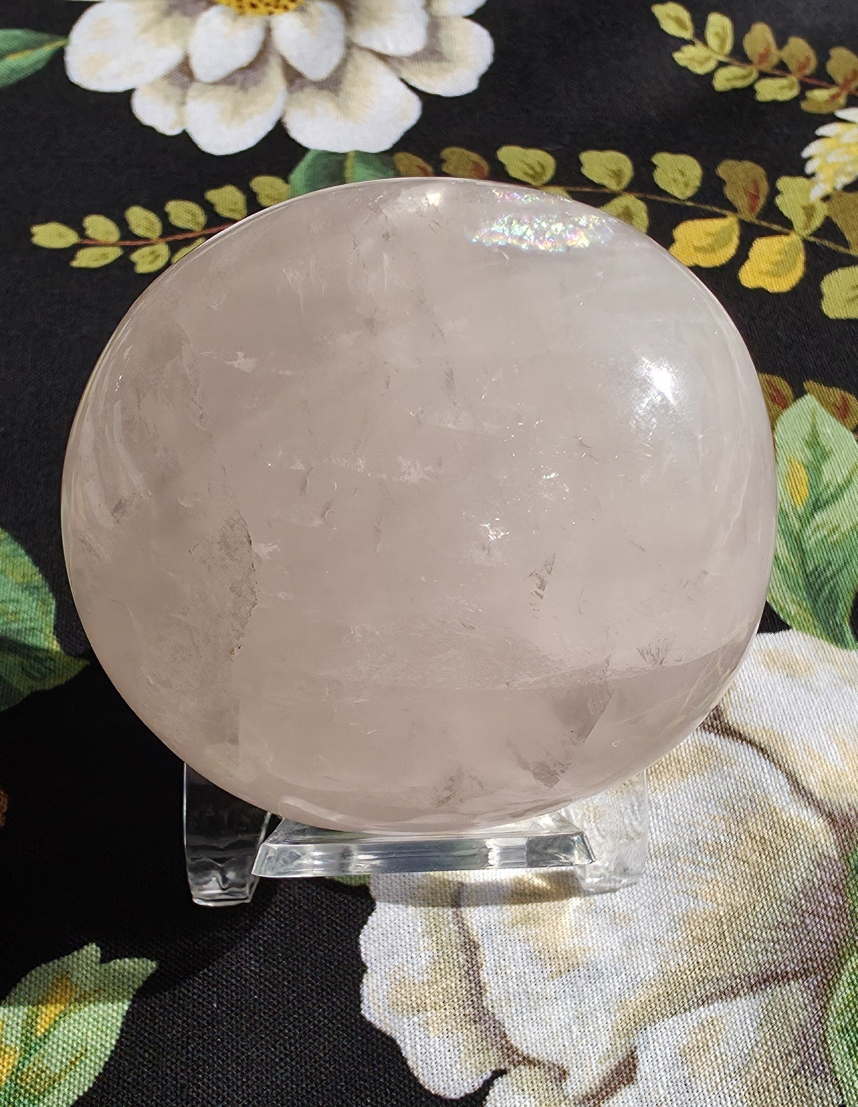Rose Quartz Palmstone (Large) - Option E