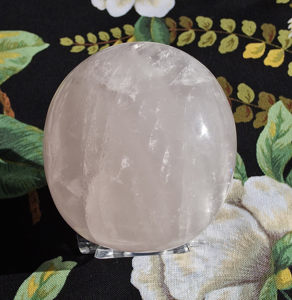 Rose Quartz Palmstone (Large) - Option E