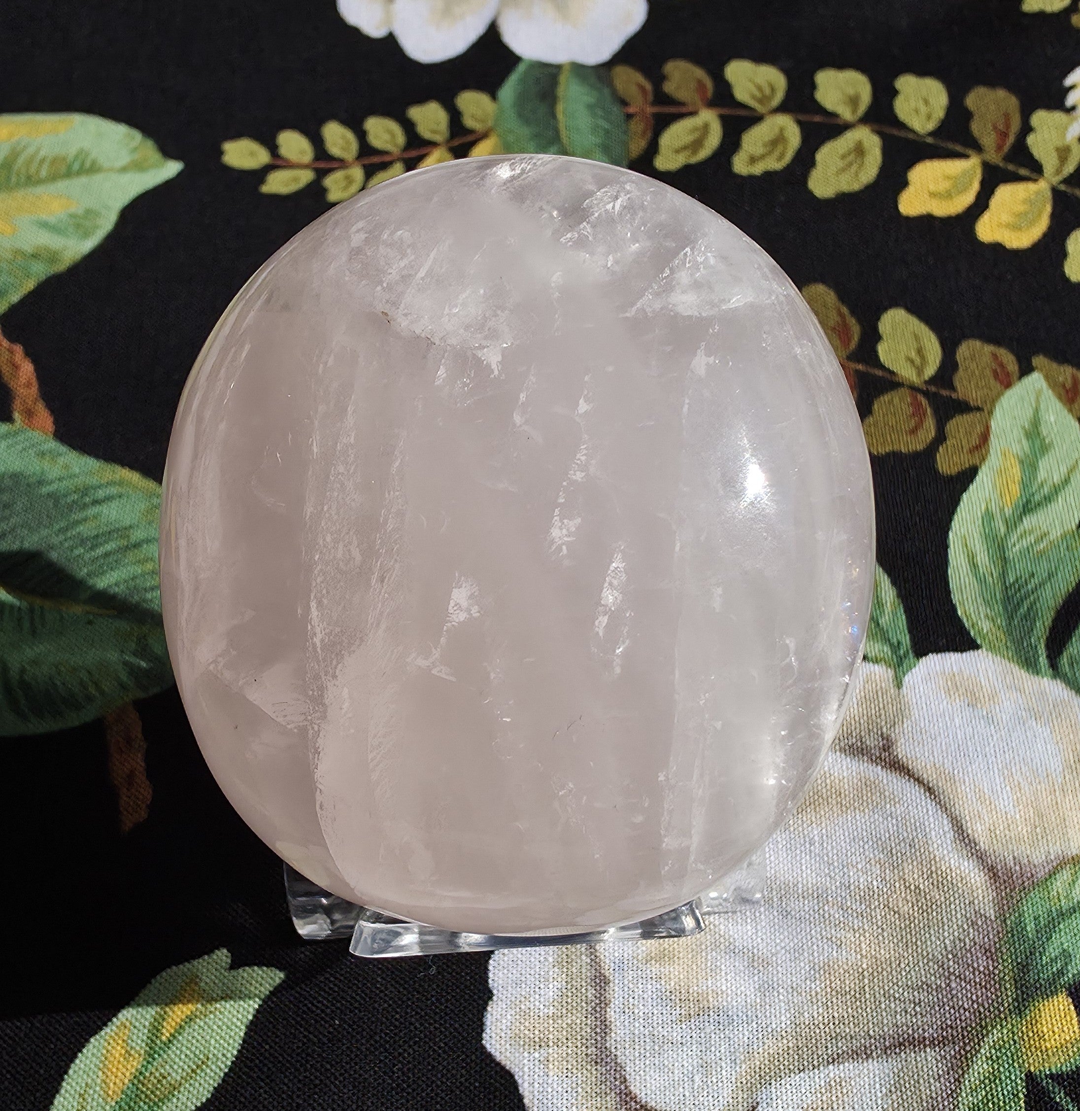 Rose Quartz Palmstone (Large) - Option E