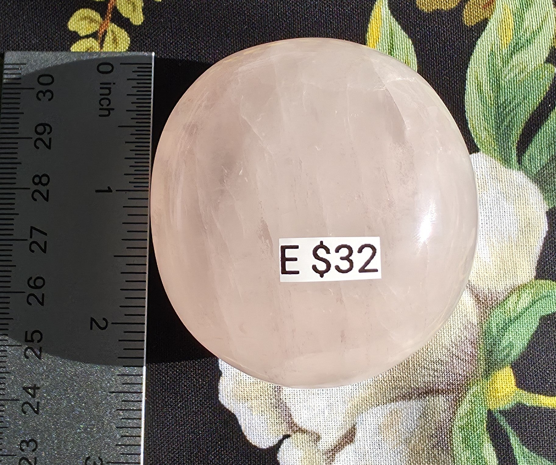 Rose Quartz Palmstone (Large) - Option E