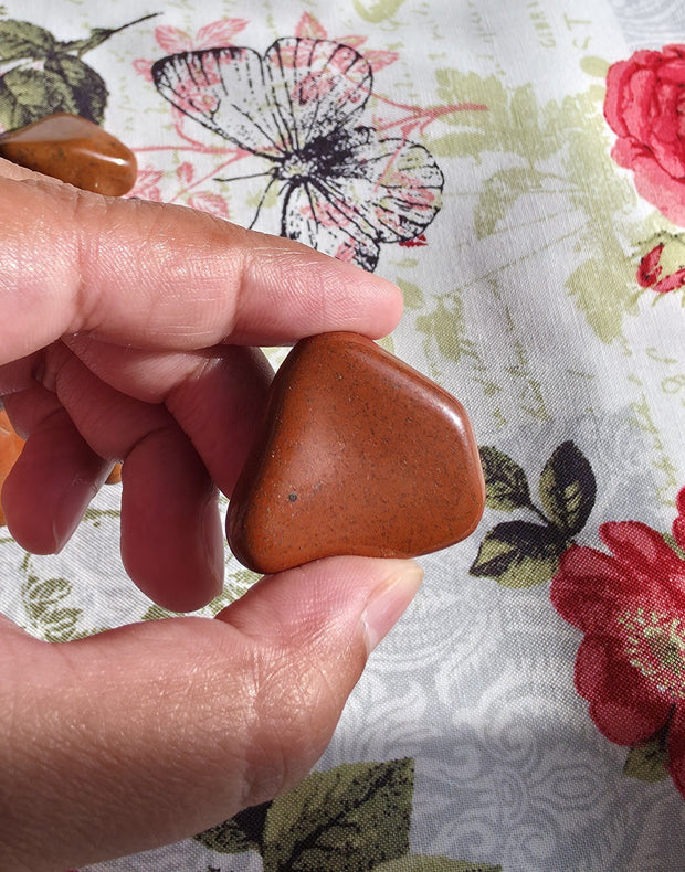 Red Jasper Tumble - One Individual Tumble
