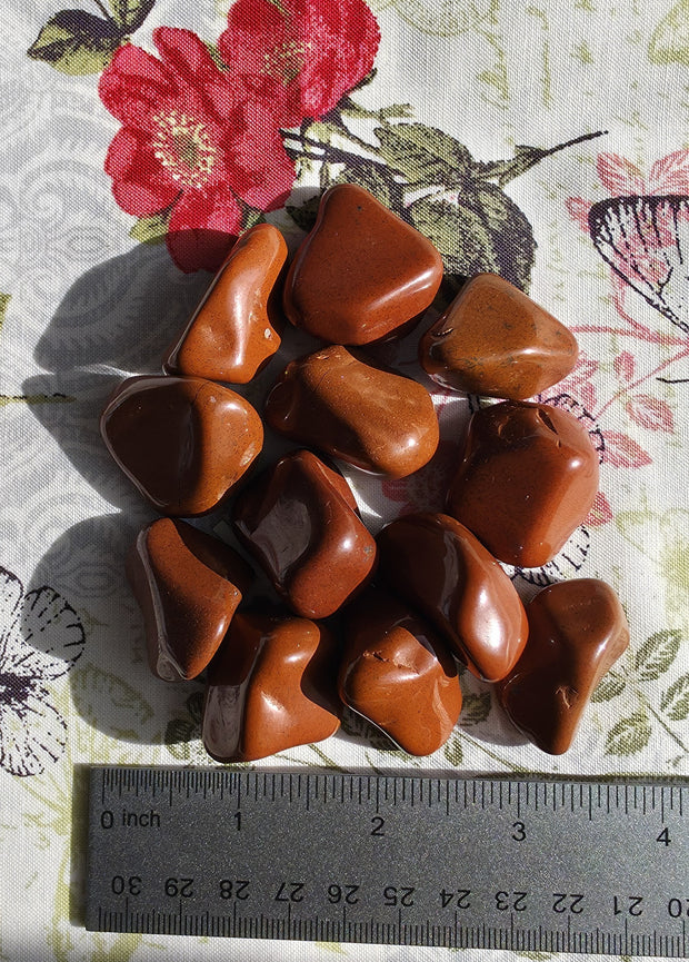 Red Jasper Tumble - One Individual Tumble