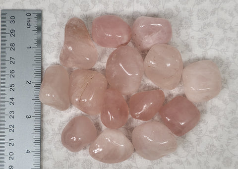 (Large) Rose Quartz Tumble - One Individual Tumble