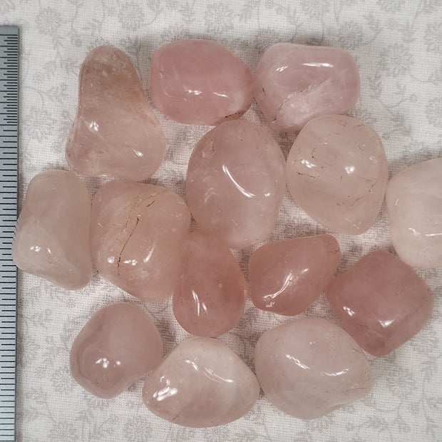 (Large) Rose Quartz Tumble - One Individual Tumble