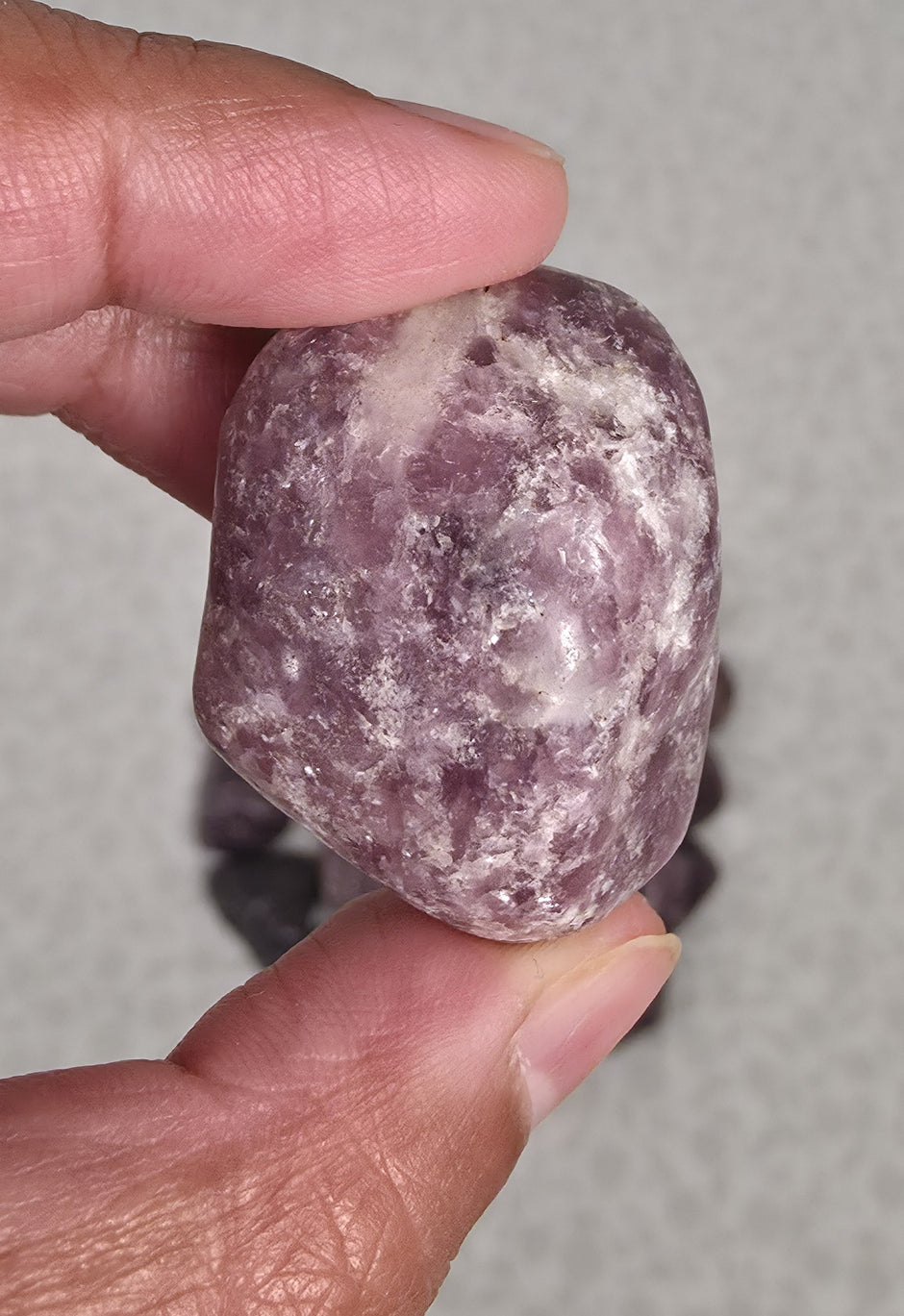 Lepidolite Tumble - One Individual Tumble
