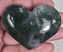Moss Agate Heart - Option C