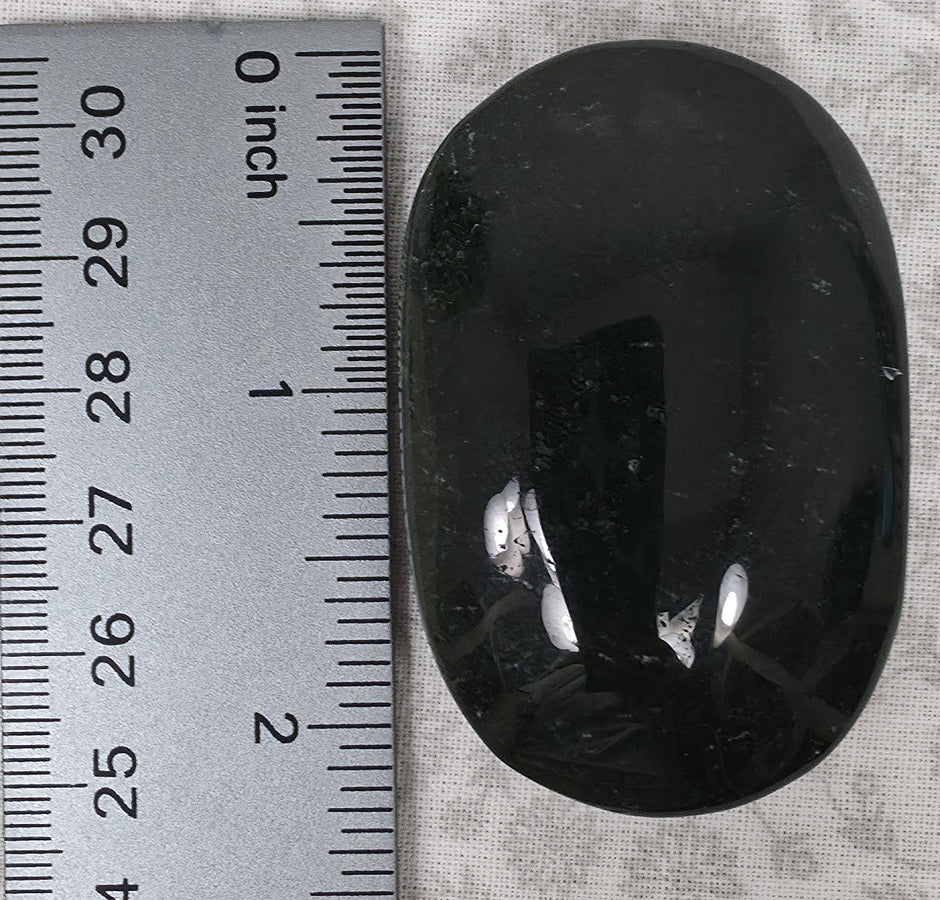 Moss Agate Palm Stone - Option D