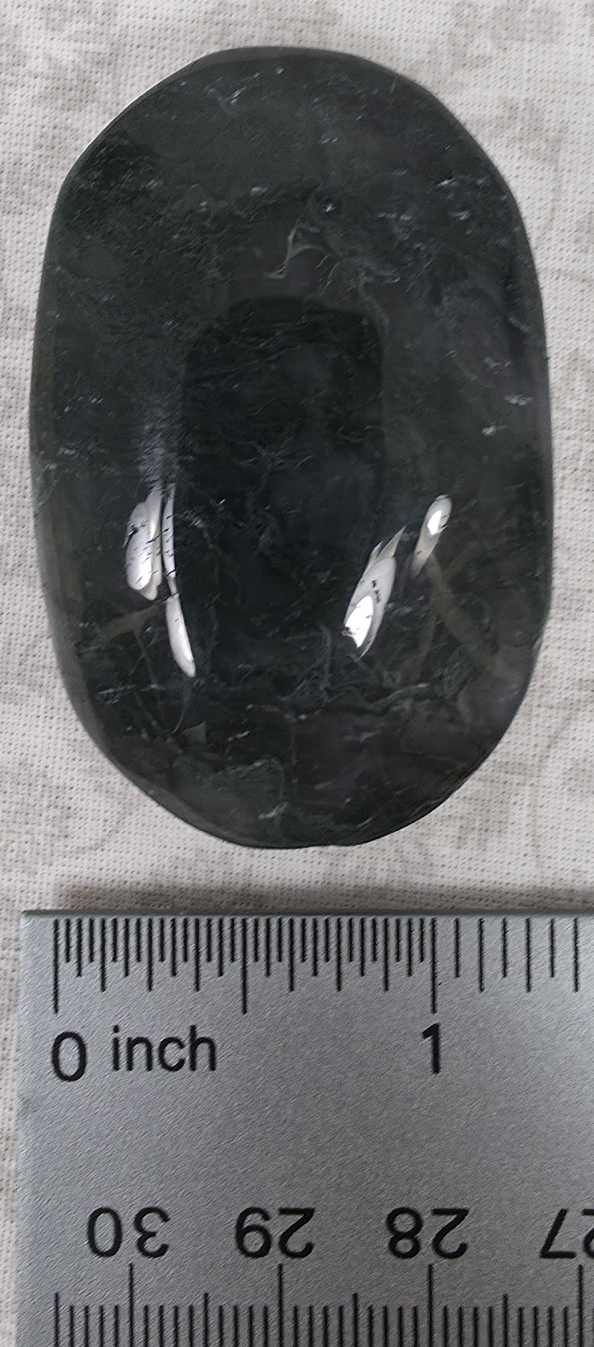 Moss Agate Palmstone - Option E