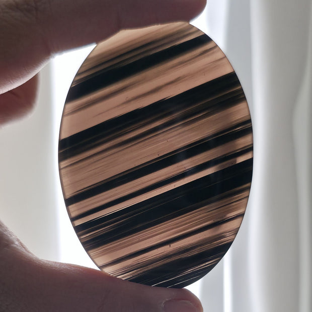 Midnight Lace Obsidian Palmstone- Option A