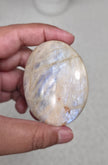 Grey Moonstone Palmstone - Option A