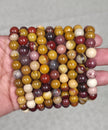 Mookaite Bracelet - One Individual Bracelet - Wrist Size Approximately 6.5 in. - 8mm Beads