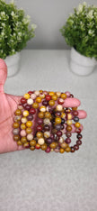 Mookaite Bracelet - One Individual Bracelet - Wrist Size Approximately 6.5 in. - 8mm Beads