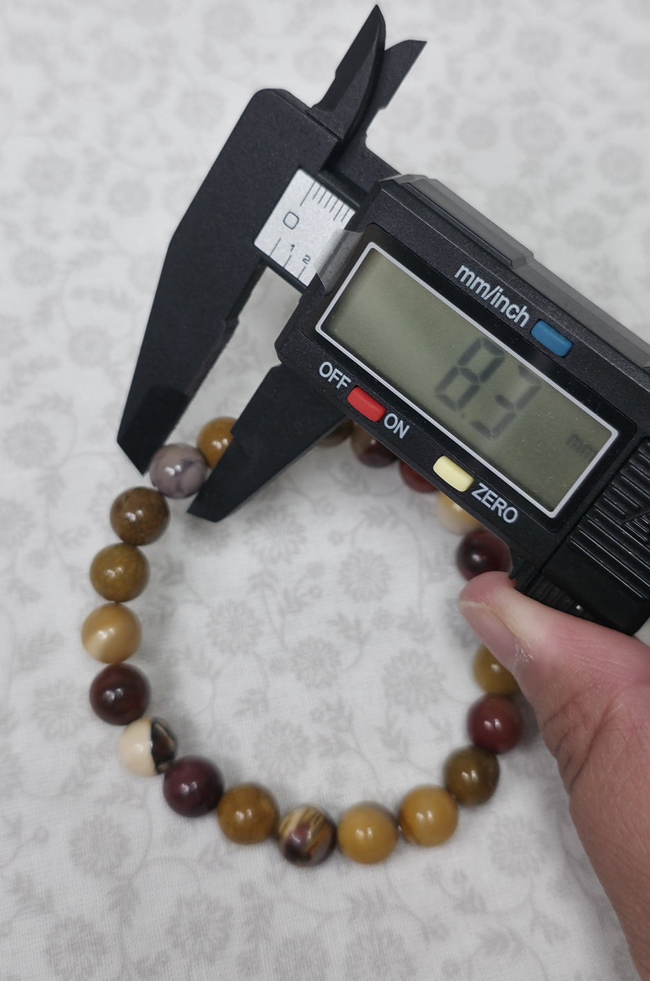 Mookaite Bracelet - One Individual Bracelet - Wrist Size Approximately 6.5 in. - 8mm Beads