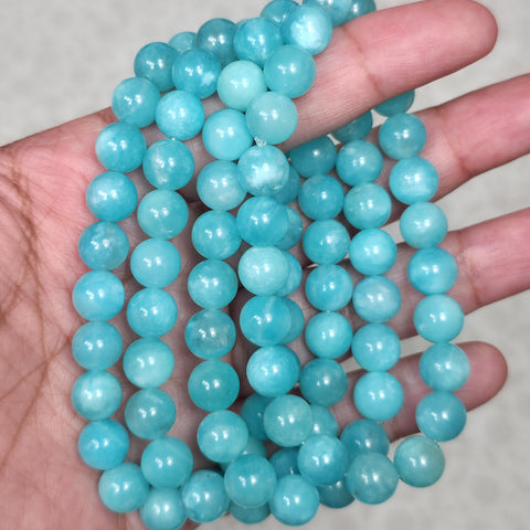 Amazonite Bracelet - One Individual Bracelet - Wrist Size Approximately 6.25 in. - 8mm Beads