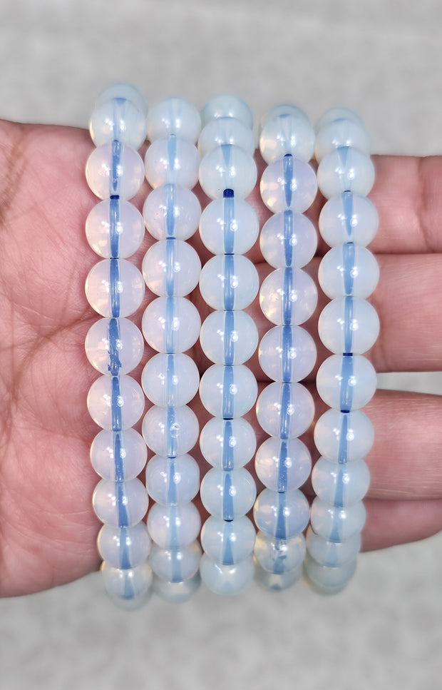 Opalite Bracelet - One Individual Bracelet - Wrist Size Approximately 6.5 in. - 8mm Beads