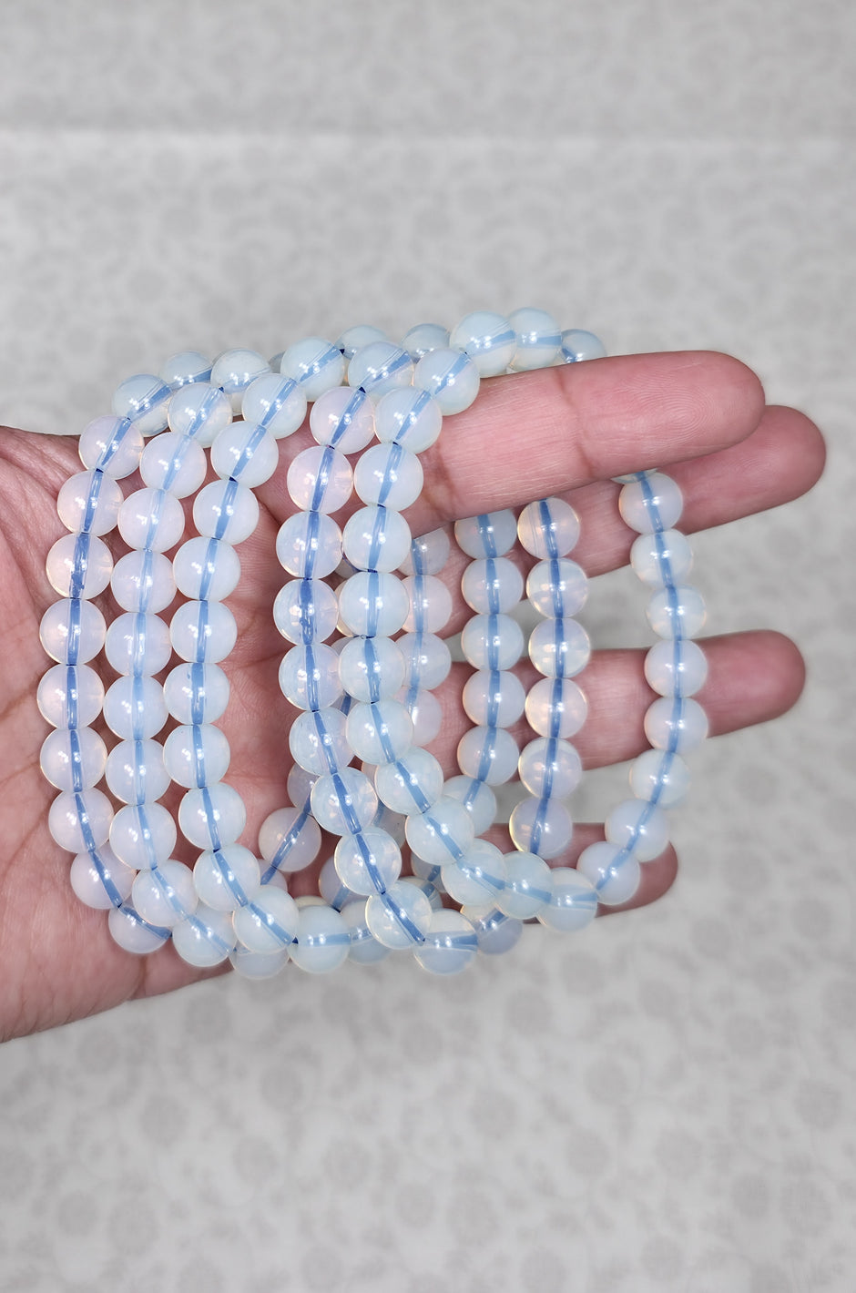 Opalite Bracelet - One Individual Bracelet - Wrist Size Approximately 6.5 in. - 8mm Beads