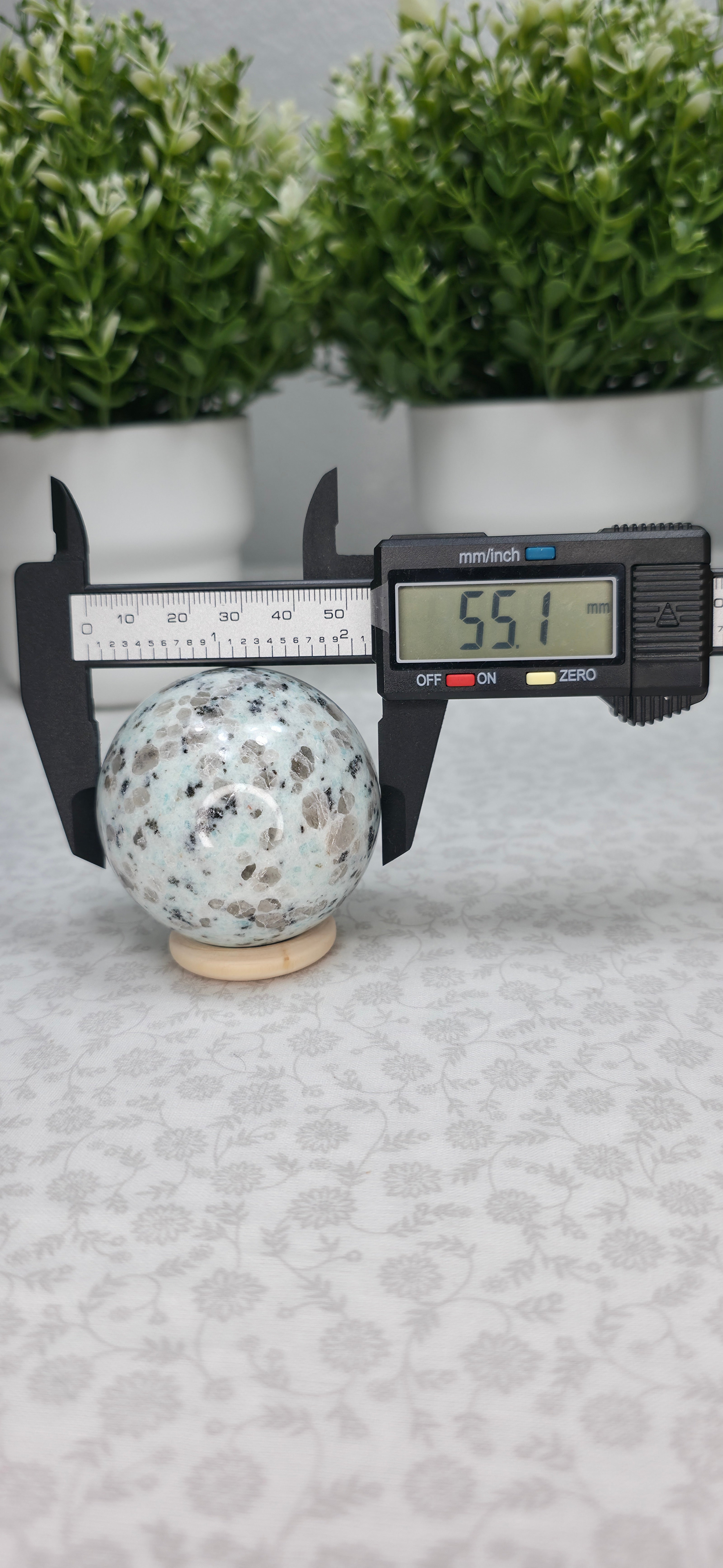 Kiwi Jasper Sphere - Option E