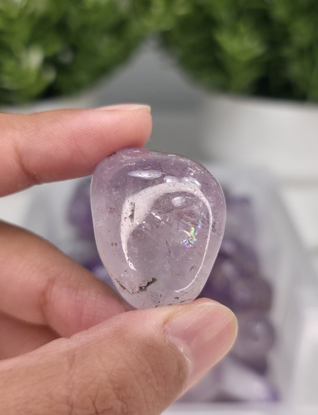 Large High Quality Amethyst Tumble - One Individual Tumble