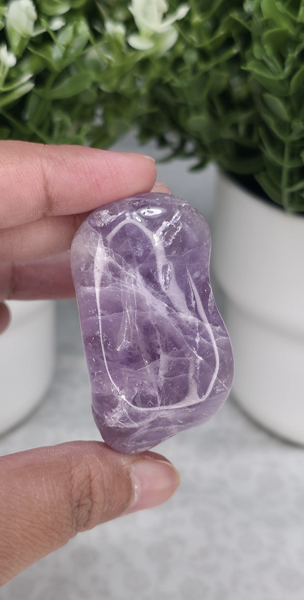X-Large High Quality Amethyst Tumble - One Individual Tumble