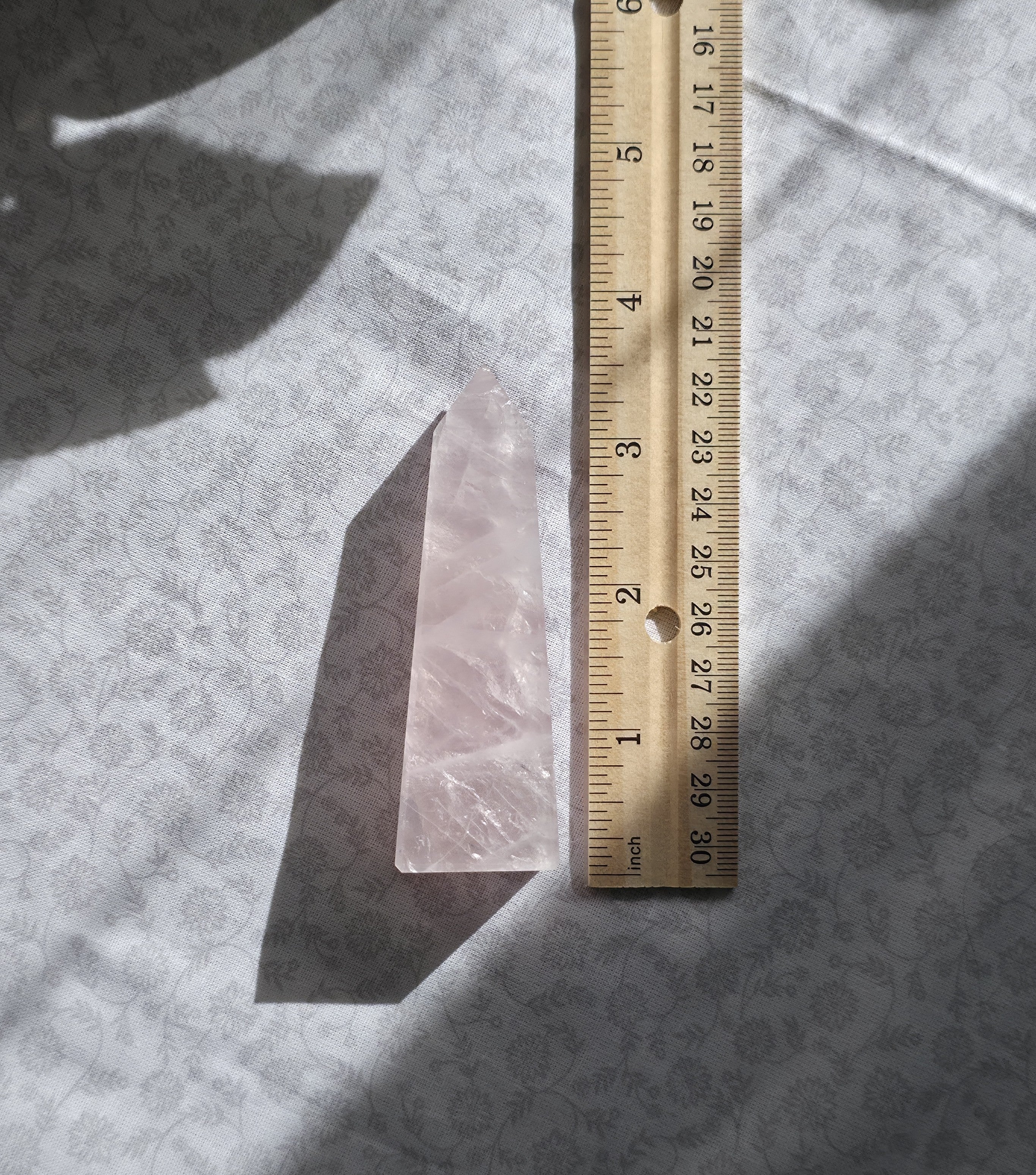 Stunning Rose Quartz Obelisk | Option A