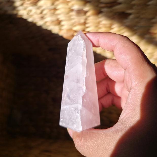 Stunning Rose Quartz Obelisk | Option A