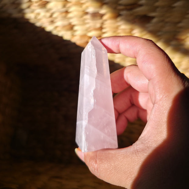 Stunning Rose Quartz Obelisk | Option A