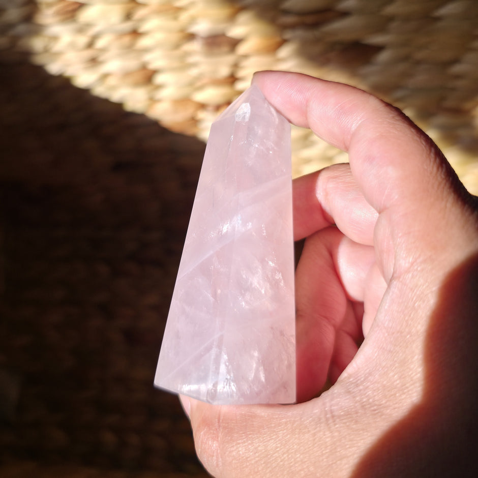 Stunning Rose Quartz Obelisk | Option A