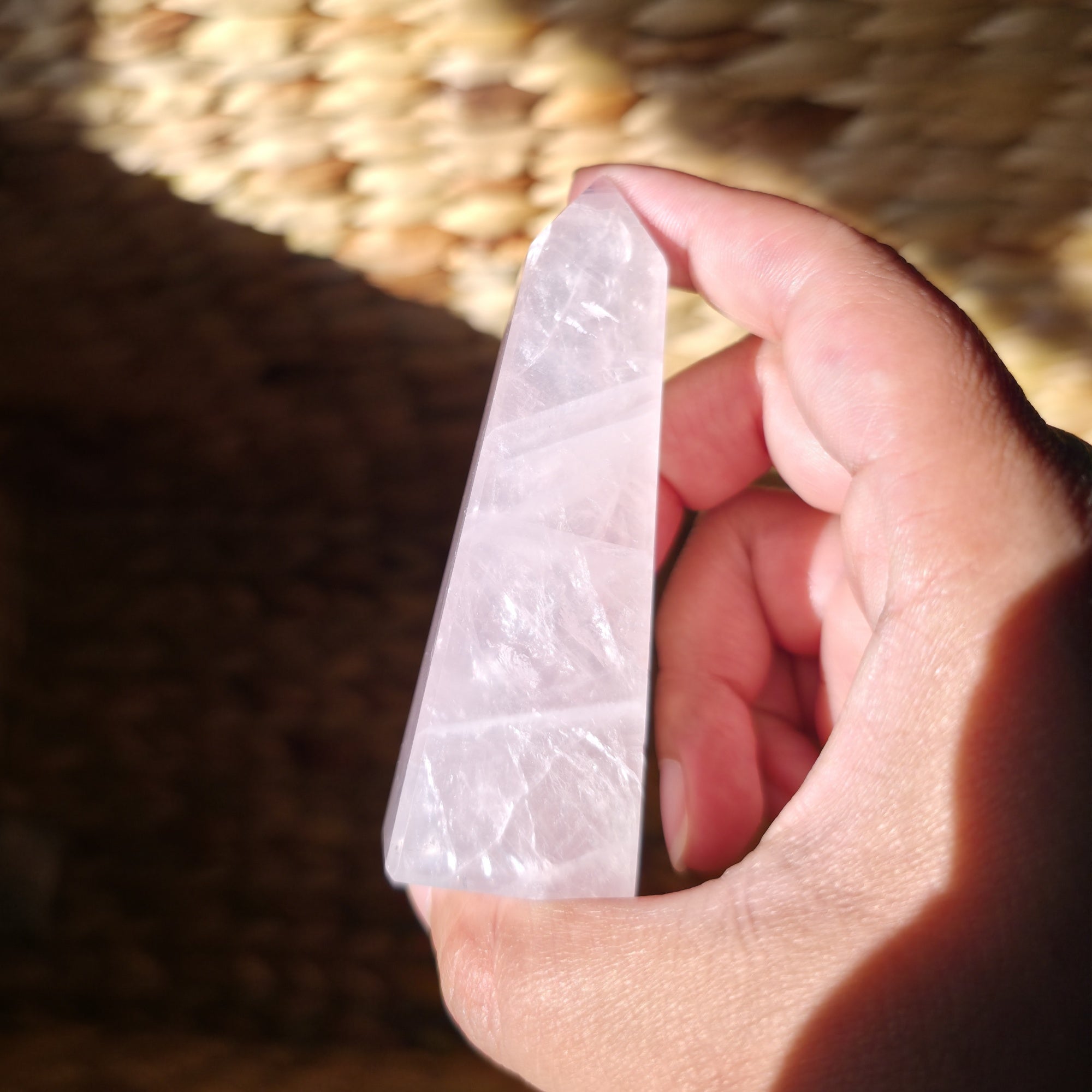 Stunning Rose Quartz Obelisk | Option A