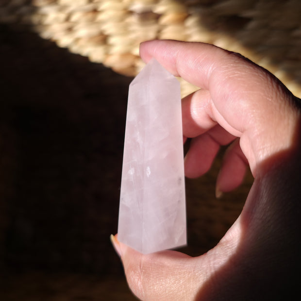 Stunning Rose Quartz Obelisk | Option B