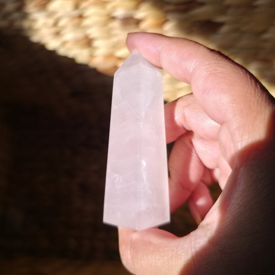 Stunning Rose Quartz Obelisk | Option B