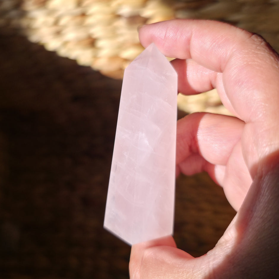 Stunning Rose Quartz Obelisk | Option B