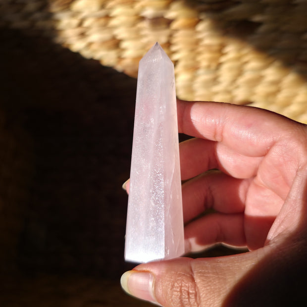 Rose Quartz Obelisk | Option C