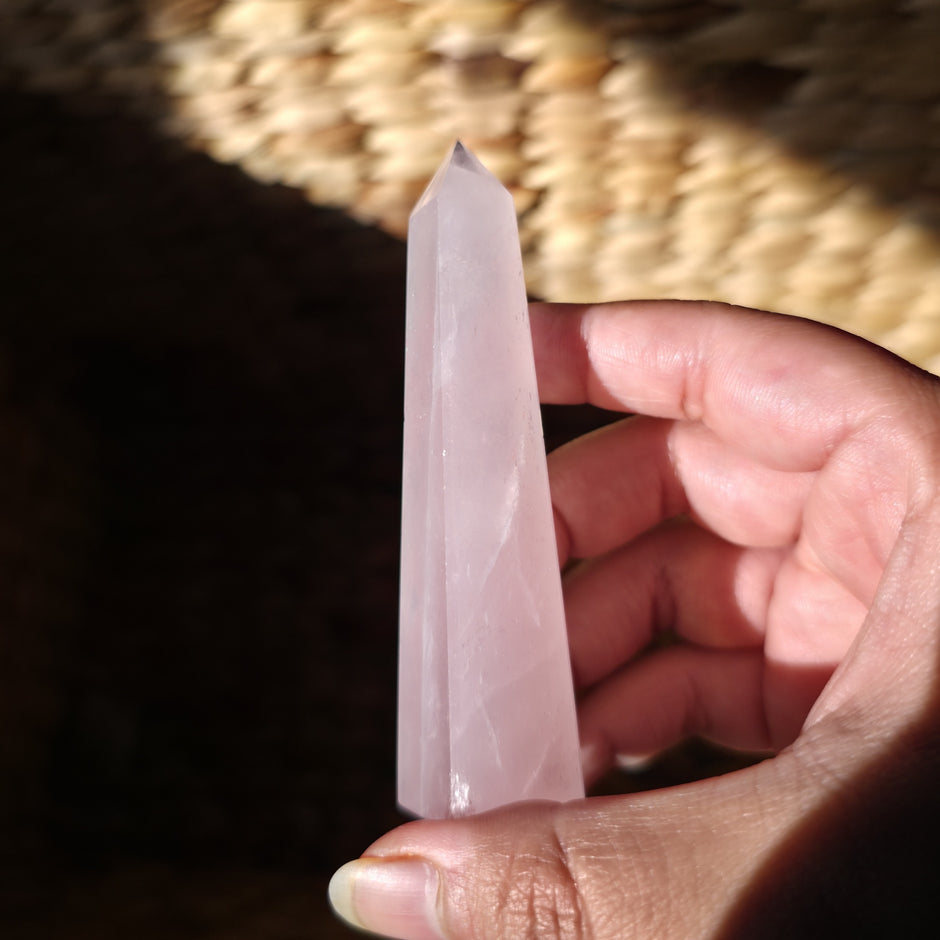 Rose Quartz Obelisk | Option C