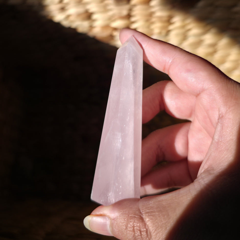 Rose Quartz Obelisk | Option C