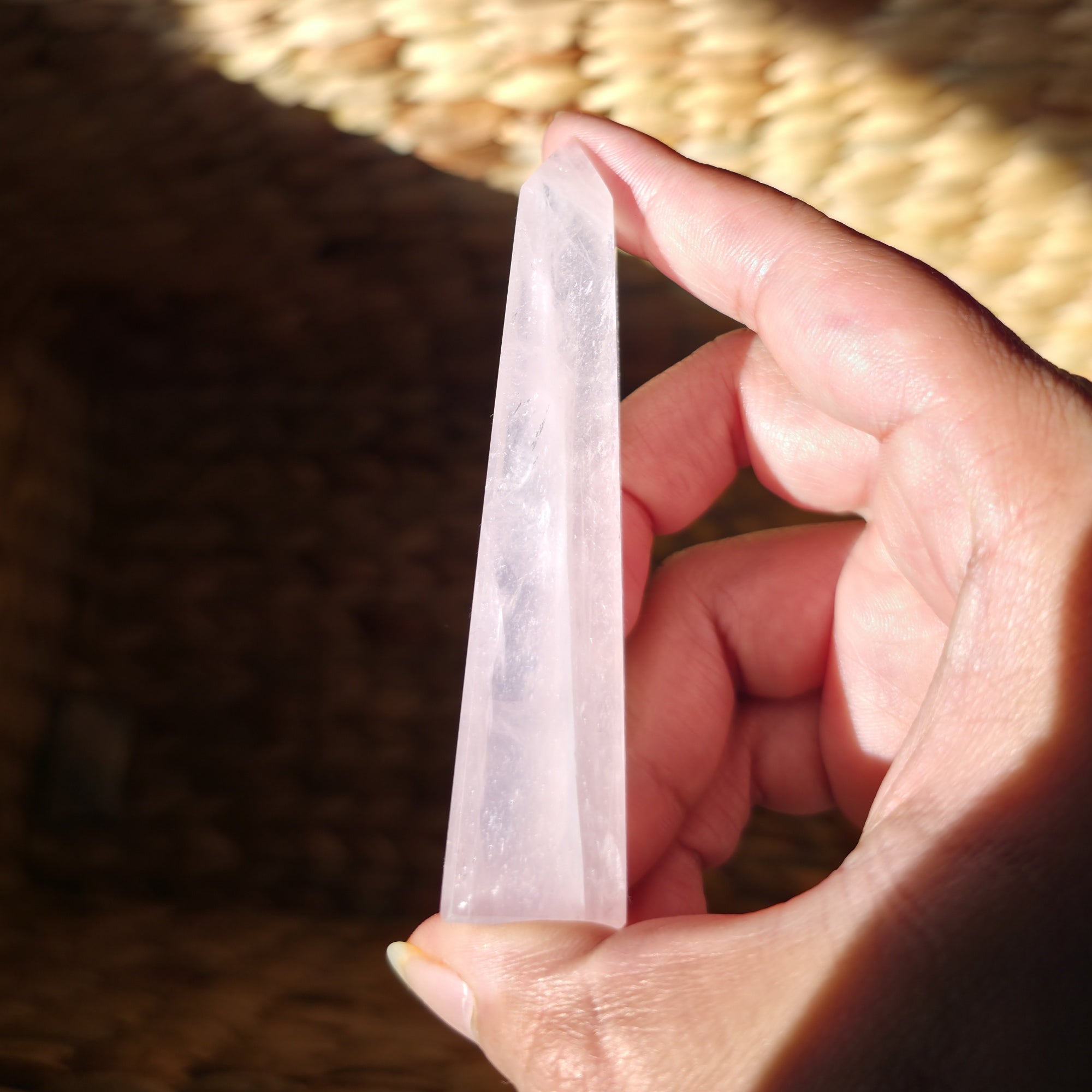 Rose Quartz Obelisk | Option C