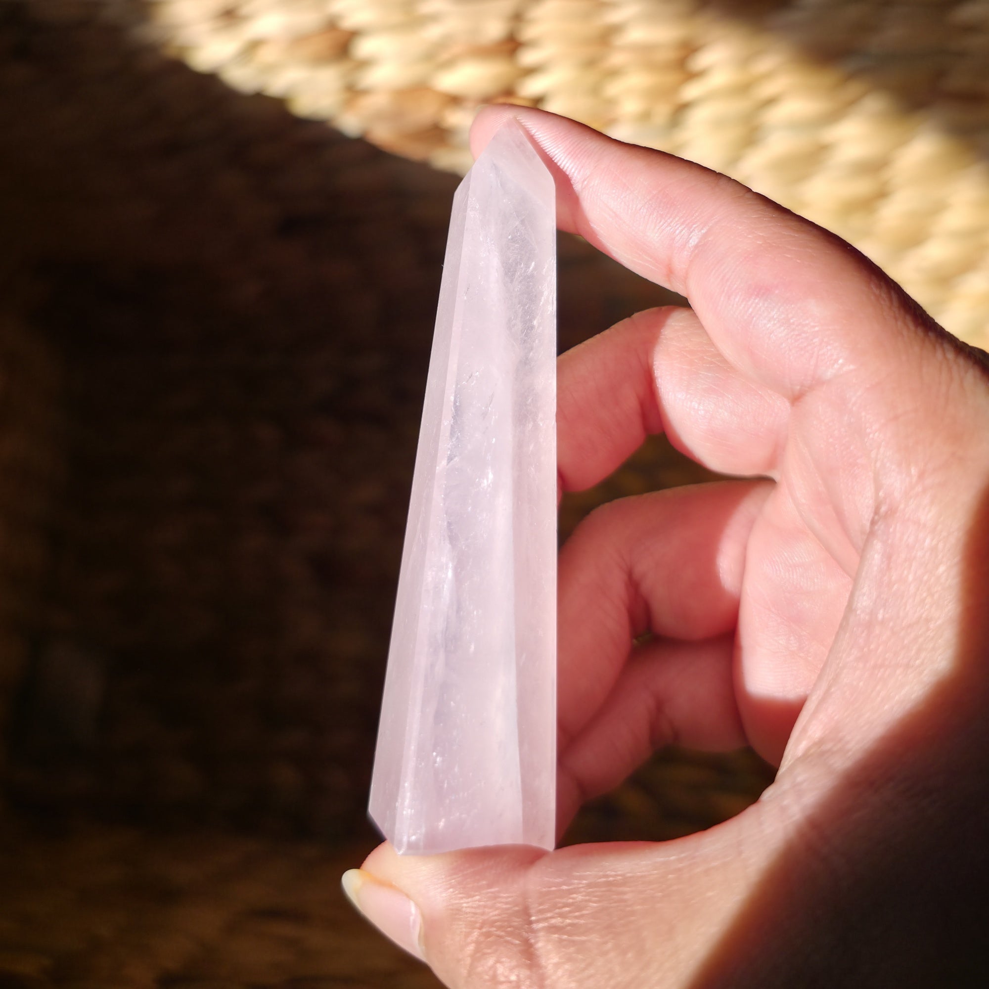 Rose Quartz Obelisk | Option C