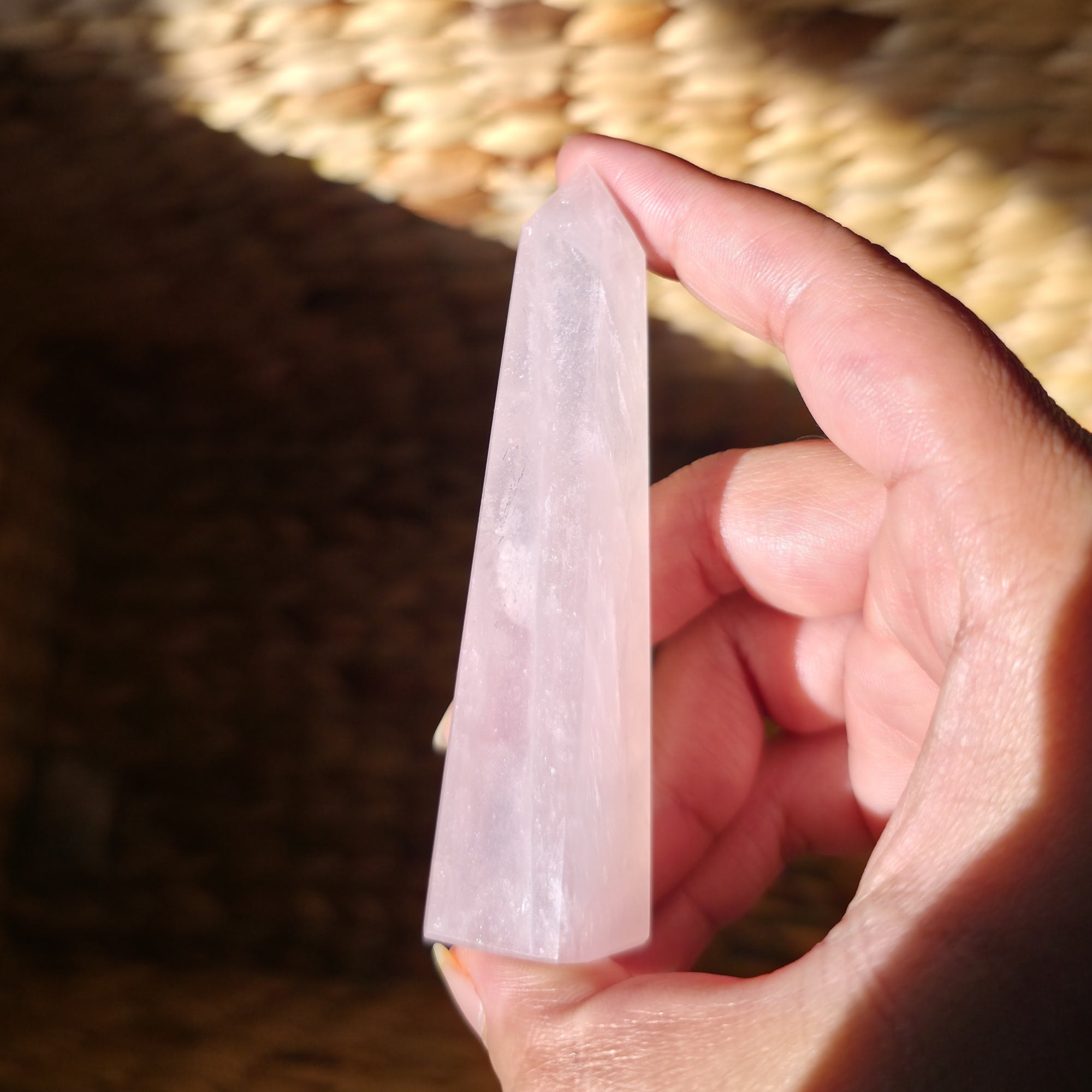 Rose Quartz Obelisk | Option C