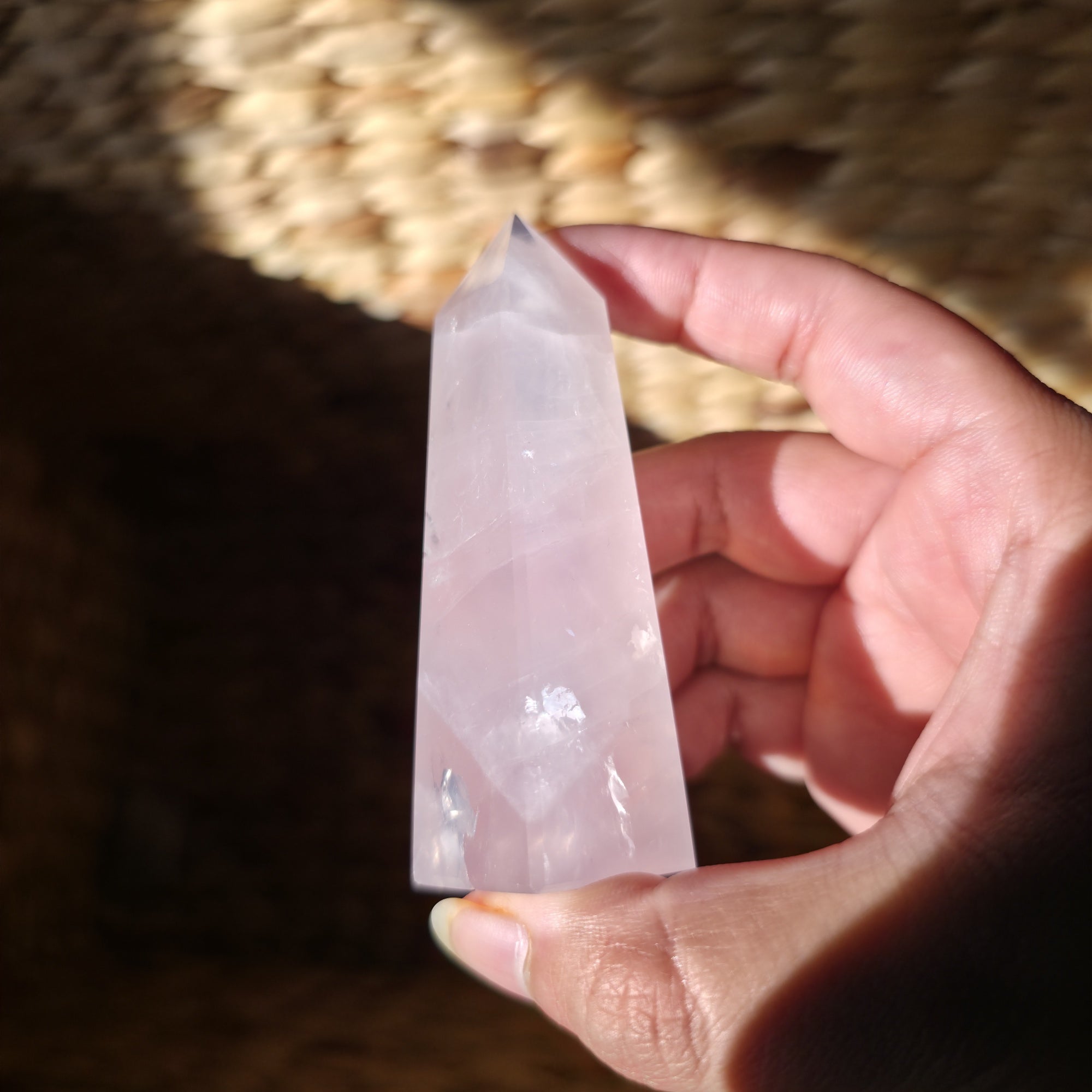 Rose Quartz Obelisk | Option D