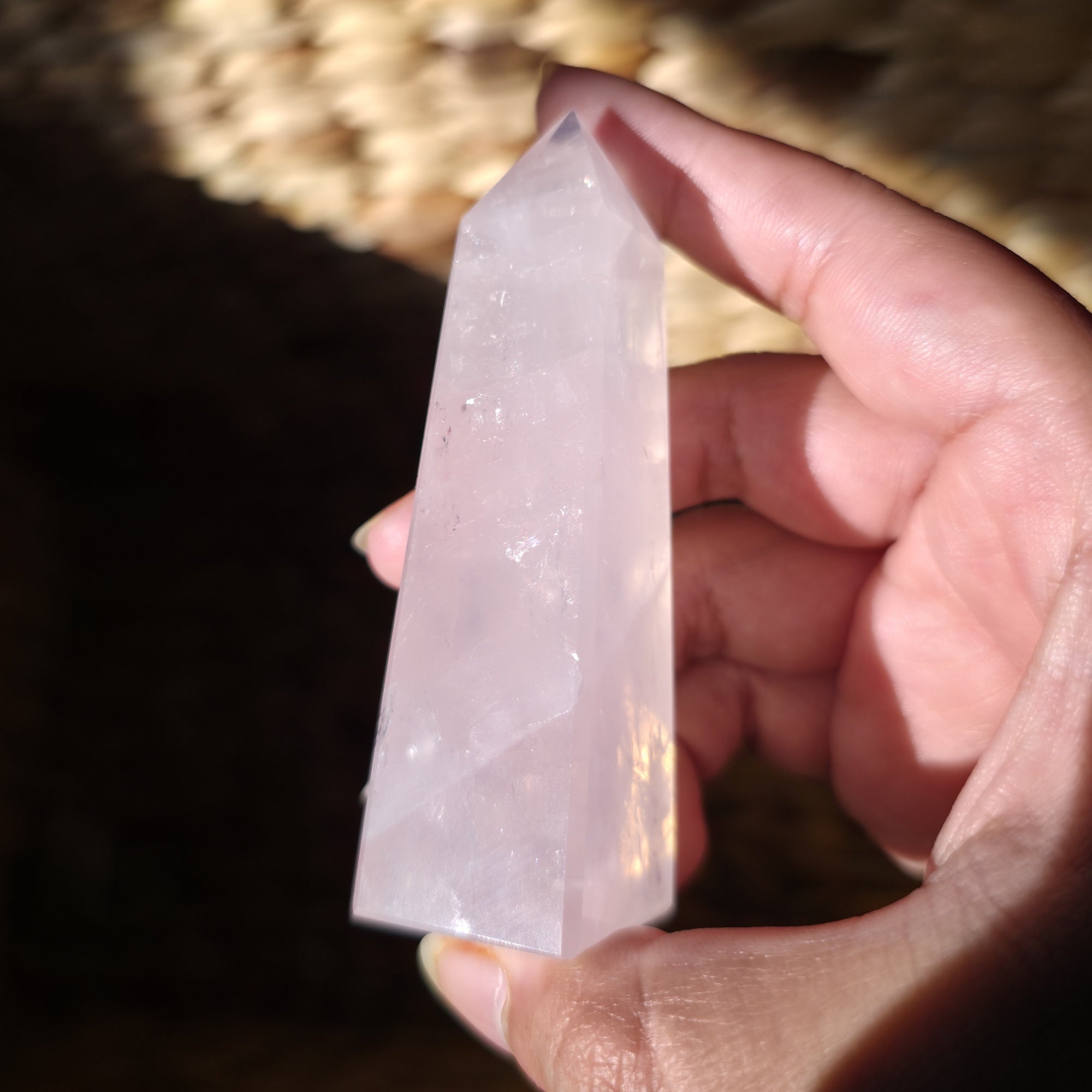 Rose Quartz Obelisk | Option D