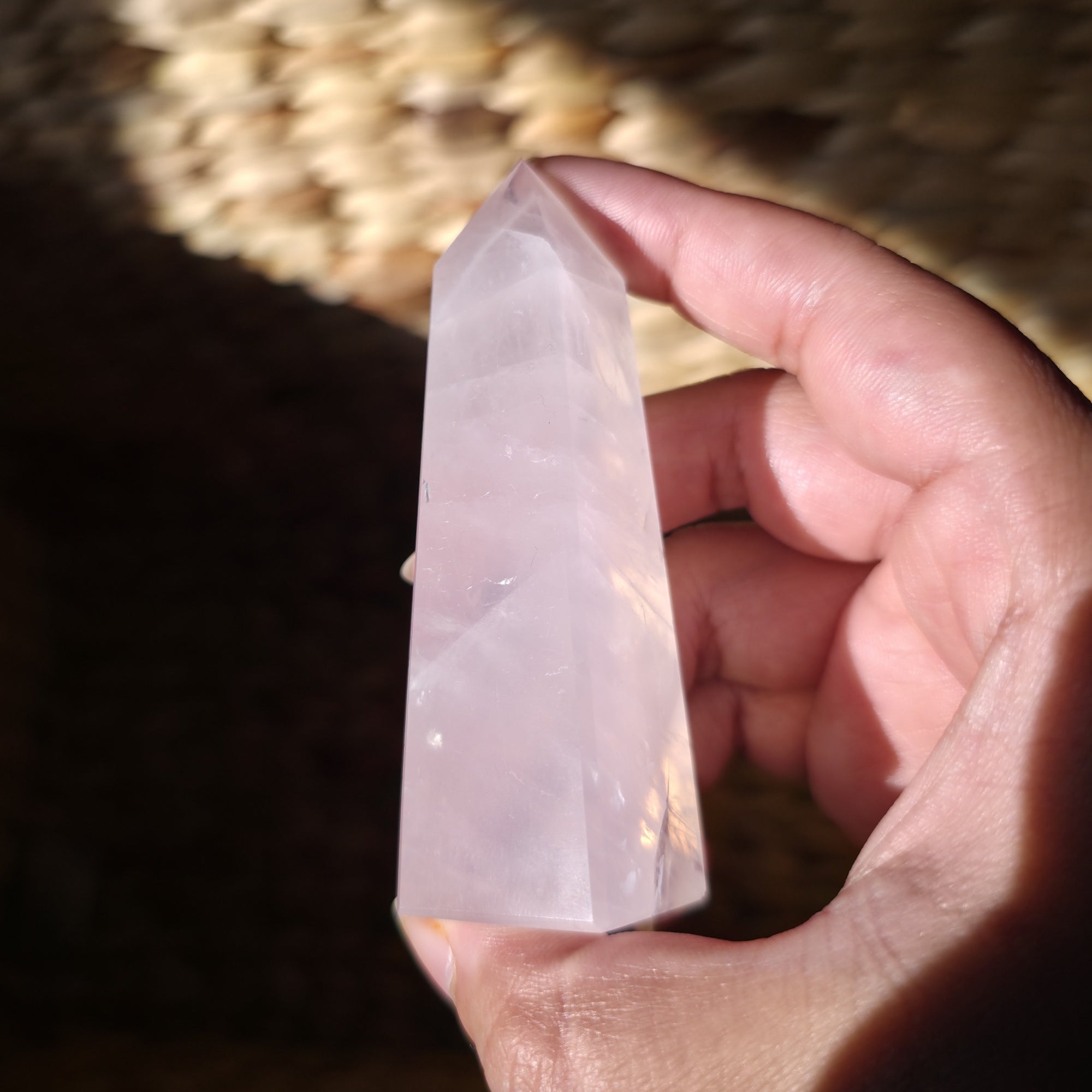 Rose Quartz Obelisk | Option D