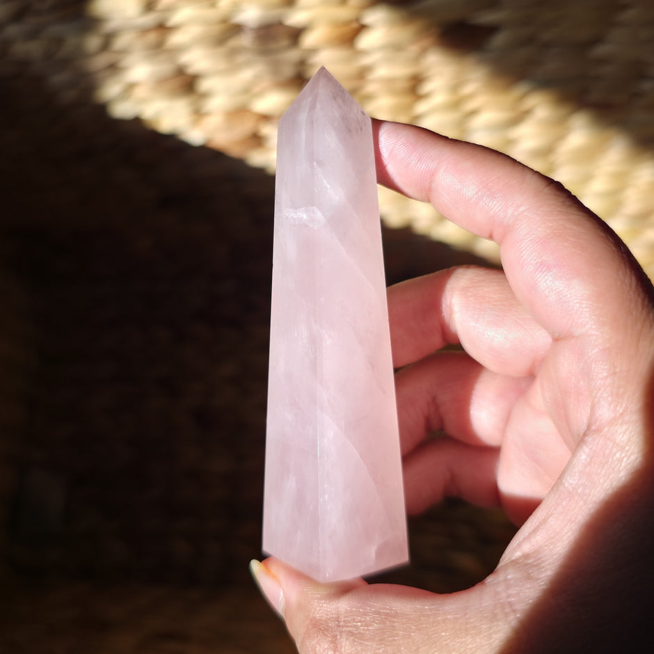Rose Quartz Obelisk | Option E